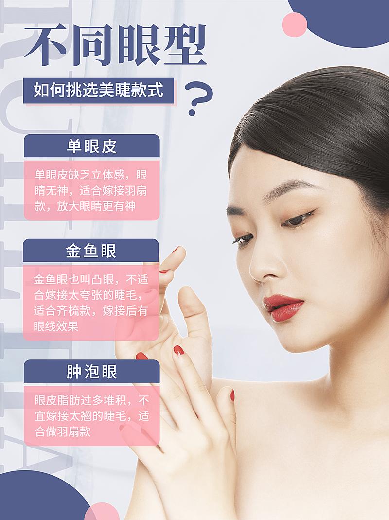 微商美甲美睫知识科普小红书配图