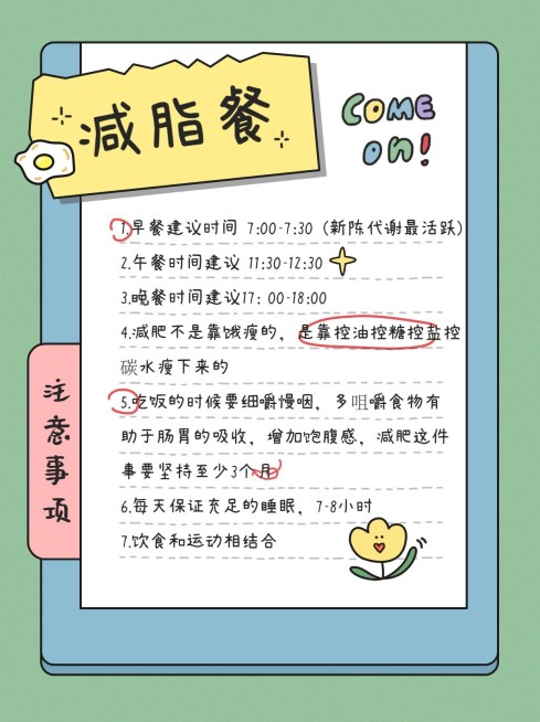 餐饮美食攻略指南可爱小红书配图预览效果