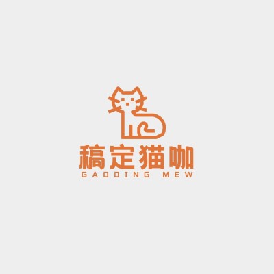 宠物店猫狗咖啡厅logo