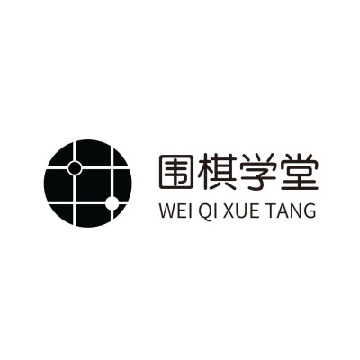 围棋学堂教育培训手绘头像logo