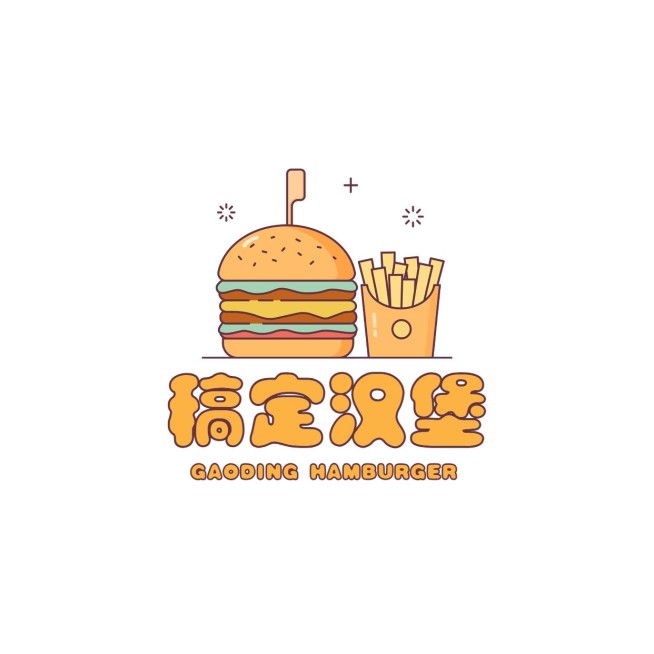 餐饮美食品牌宣传简约LOGO头像预览效果