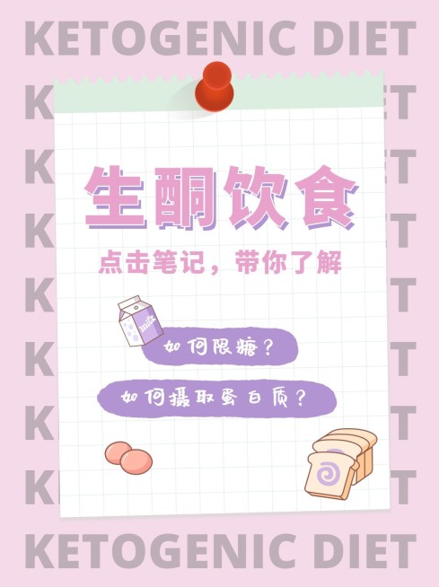 减肥饮食知识科普小红书封面配图预览效果