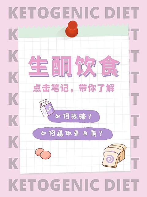 减肥饮食知识科普小红书封面配图