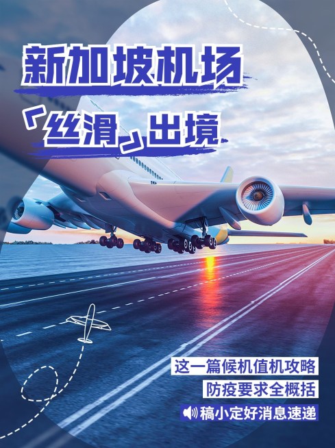 旅游机场航空客运科普攻略商务感小红书封面预览效果