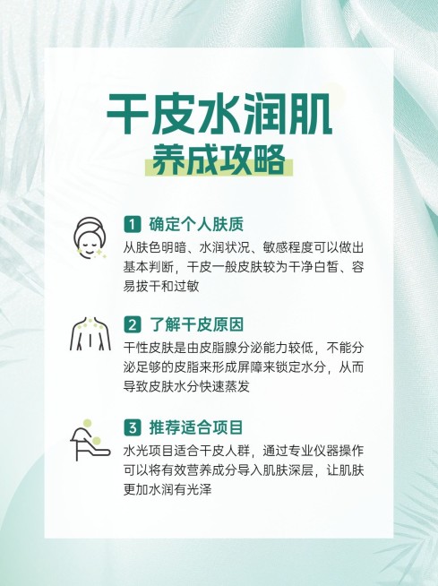 美容护肤知识科普小红书配图预览效果