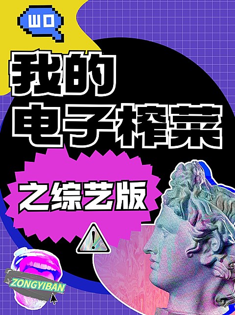 综艺节目推荐小红书封面配图