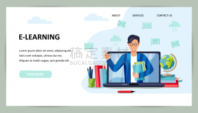 商务,计算机,背景分离,技术,扬声器,远距离,培训课,教练,电子培训,绘画插图
