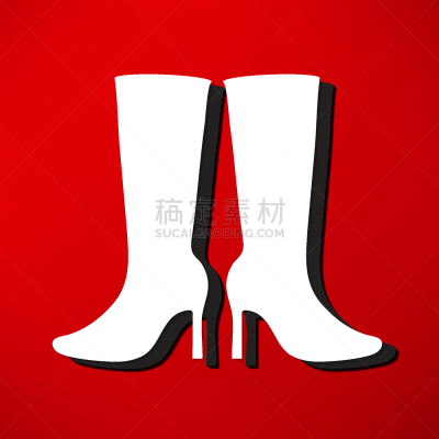 女人,图标,靴子,魅力,高雅,鞋具,鞋子,图像,自然美,收集