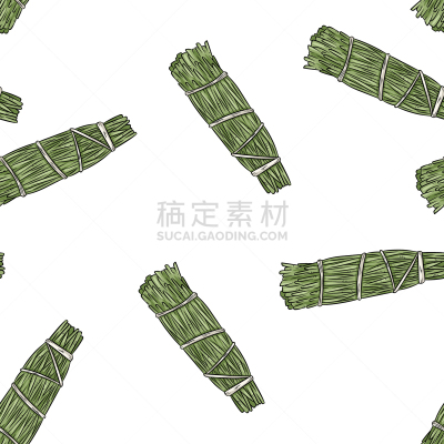 有污迹的,棍,波西米亚风,鼠尾草,健康保健,草本,吉普赛人,绘制,捆,装饰