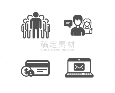 人,欧元符号,人群,计算机图标,商务,电子邮件,计算机,付款,讨论
