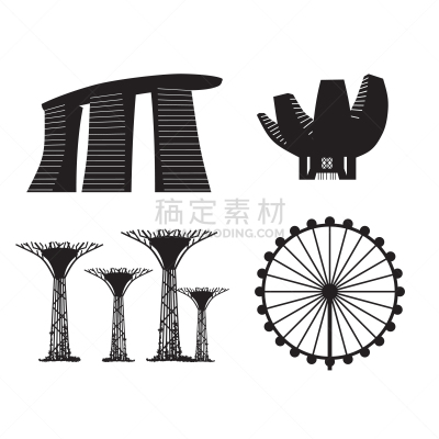 新加坡,公寓,建筑外部,亚洲,国内著名景点,名声,全景,摩天大楼,图像,旅行