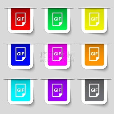 GIF动图,标志,图标,现代,活页夹,分离着色,书,商务,单词,布置