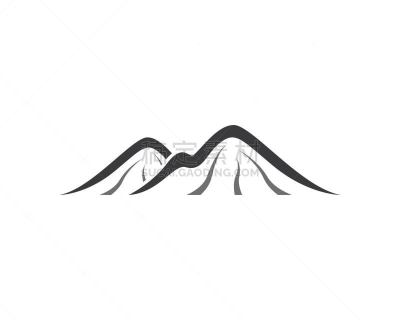 矢量,山,计算机图标,生物学,运动,清新,环境保护,雪,现代,品牌名称