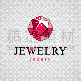 红宝石,红色,闪亮的,标志,珠宝,技能,对称,华贵