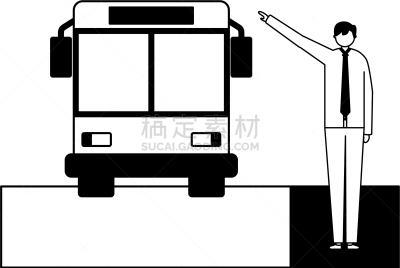 巴士,男商人,亚洲,商务,旅途,人,取得,运输,抵达
