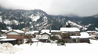 高山火车上的景色
