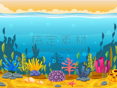 鸡尾酒,礁石,景象,水下,自然,波纹,幻想,图像,水母,海洋