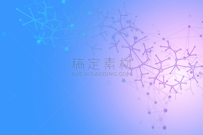 几何形状,分子,绘画插图,成一排,矢量,式样,抽象,波形,联系,流动