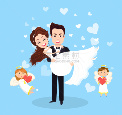 婚礼,伴侣,明信片,新娘,新郎,传统,请柬,事件,家庭,爱