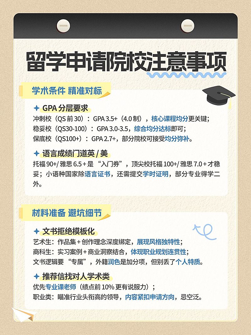教育培训学历教育留学院校介绍小红书配图