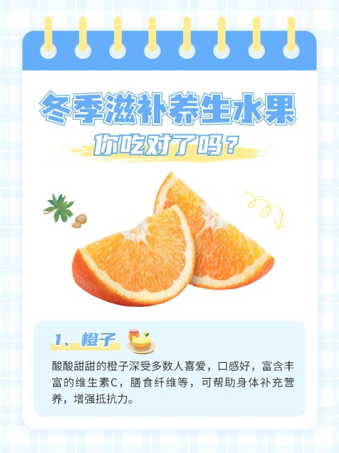 医疗养生保健养生水果知识科普小红书配图预览效果