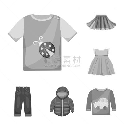 纺织品,衣服,标志,毛衣,可爱的,灰色,莫诺湖,小的,儿童,设计