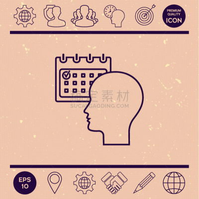 人,做计划,日历,时间,最终期限,个人备忘录,白昼,商务,事件,男人