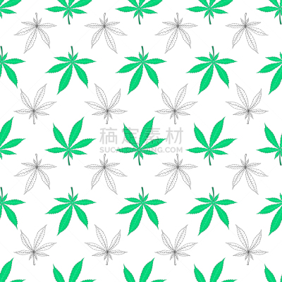 四方连续纹样,白色背景,健康保健,自然界的状态,纺织品,癌症,泰国,简单,成分,草