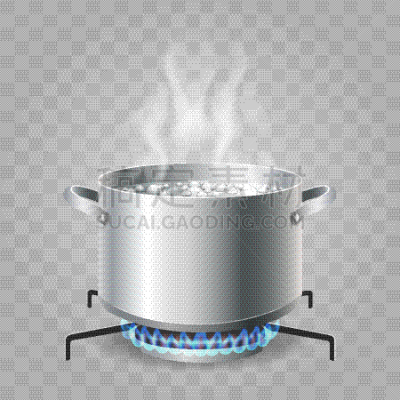 沸腾的,水,不锈钢,热,一个物体,背景分离,温度,炖锅,炊具,餐具
