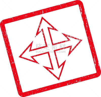 图标,箭头符号,橡皮章,矢量,红色,多样,十字路口,图像,迅速变焦效果,生长