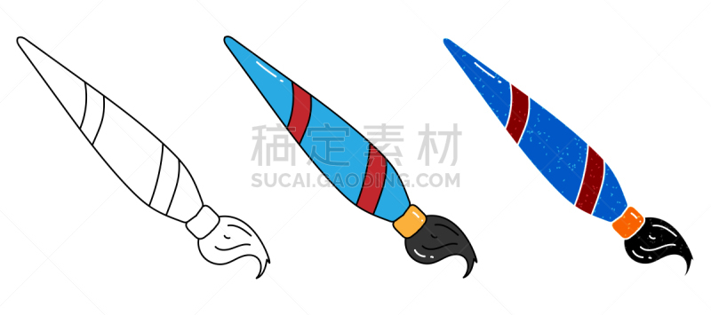 矢量,画笔,绘画作品,黑色,白色,背景分离,肮脏的,设计,绘制,画画