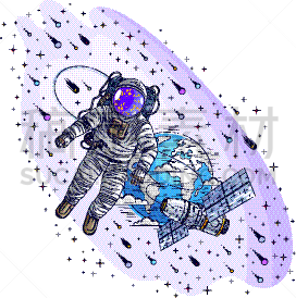 宇航员,风景,太空船,国际空间站,太空服,科学家,直的,云,行星,联系