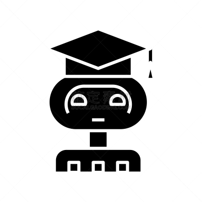 绘画插图,电子人,符号,概念,计算机图标,矢量,标志,黑色,平坦的,有序