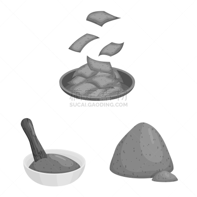 植物,符号,素食,健康保健,灰色,食品,营养品,除草,收集,设计