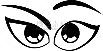 面部表情,卡通,动物眼睛,分离着色,白色,人,愉悦,图像,收集,设计