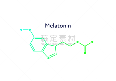 矢量,科学,荷尔蒙,极简构图,高雅,白色,睡觉,教育,设计