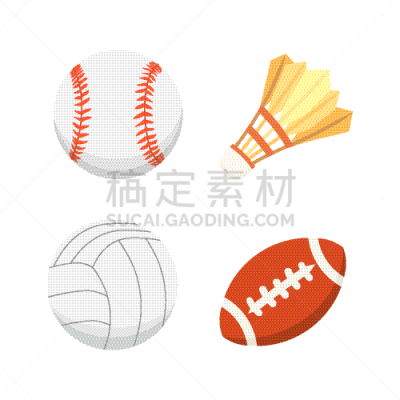 球体,分离着色,白色,手球,设备用品,矢量,高尔夫球运动,布置,休闲,收集