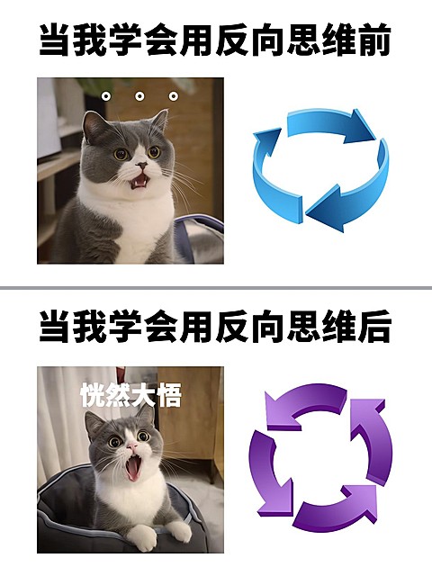 教育吸睛表情包对比梗图小红书封面