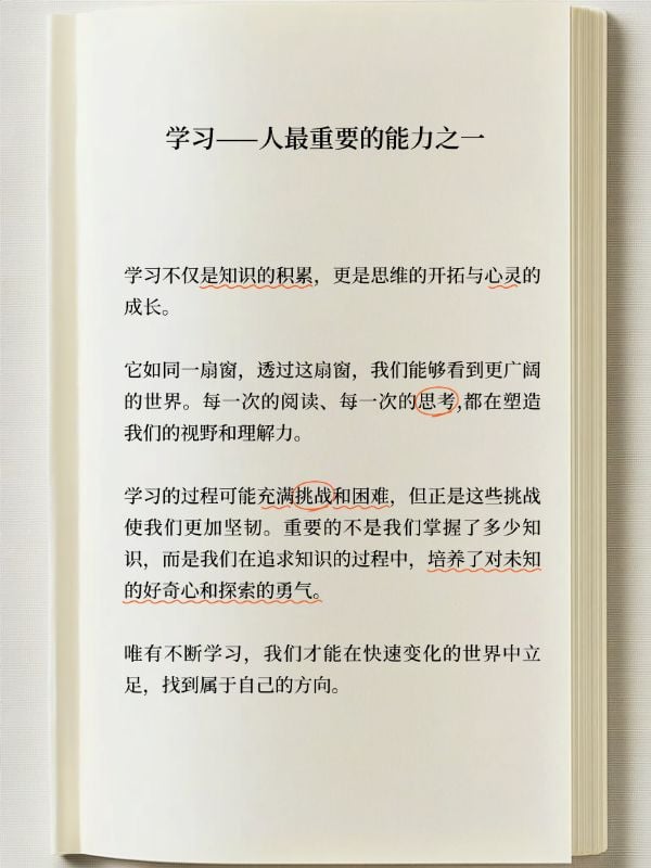 情感文案书摘标记小红书封面aigc