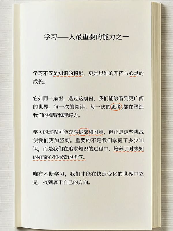 情感文案书摘标记小红书封面aigc