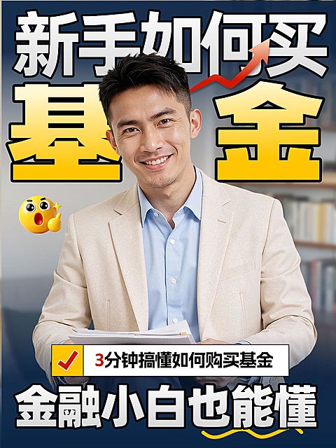 知识付费金融基金知识分享人像小红书封面
