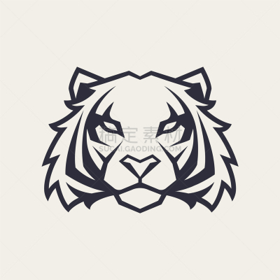 吉祥物,猫,模板,动物,力量,品牌名称,捕猎行为,矢量