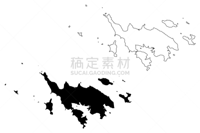 库莱布拉岛,波尔图,波多黎各,国内著名景点,城市,办公室,剪影