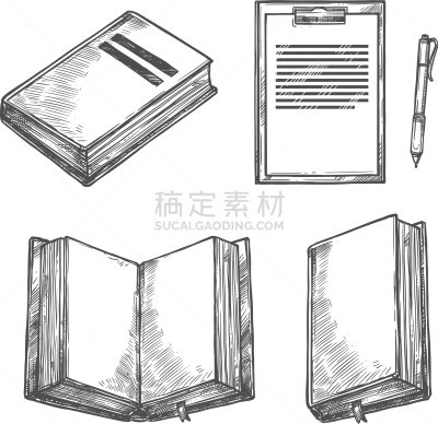 草图,写字板,书,笔记本,水笔,计划书,商务,铅笔,床单,设备用品