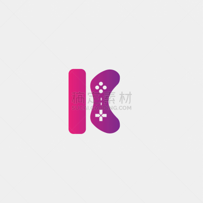 模板,品牌名称,游戏手柄,英文字母K,图标,计算机,字母,字母表次序,信函,设计