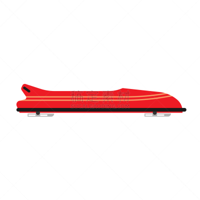 bobsled sport icon winter game race speed snow