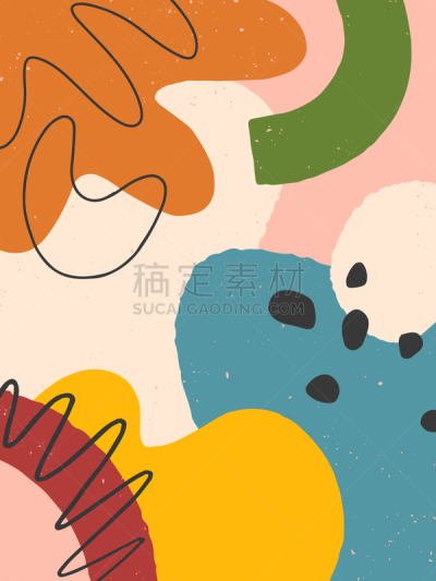 有机食品,形状,绘画插图,极简构图,矢量,创造力,纹理,四元素,动物手,绘制