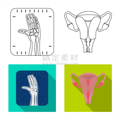 人,分离着色,标志,人造物,人类的生殖器官,卵巢,收集