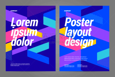 layout poster template design for sport event
