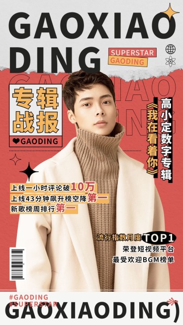 明星粉丝应援数据喜报战报预览效果